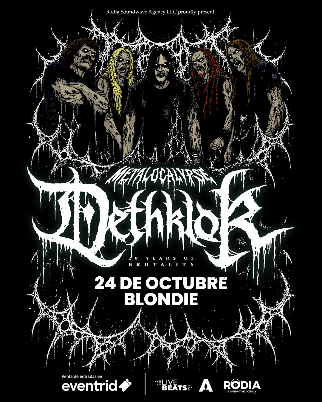 De la pantalla al escenario: Dethklok fija su debut en Chile